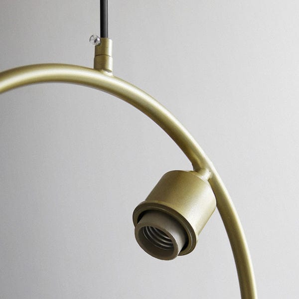 CHITA Industrial Mesh Vintage Gold Finish Pendant-Ceiling Light Fixtures-Lectory